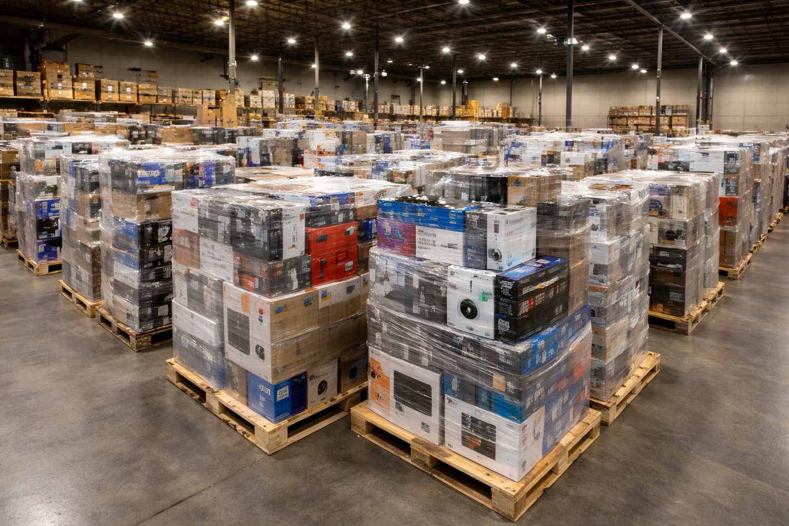 Wholesale Electronics Pallets Warehouse wholesale electronics pallets ready for shipment